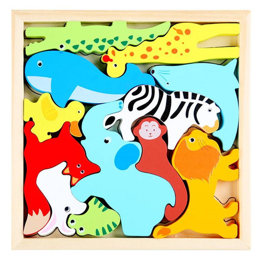 3D Wooden Framed Puzzles