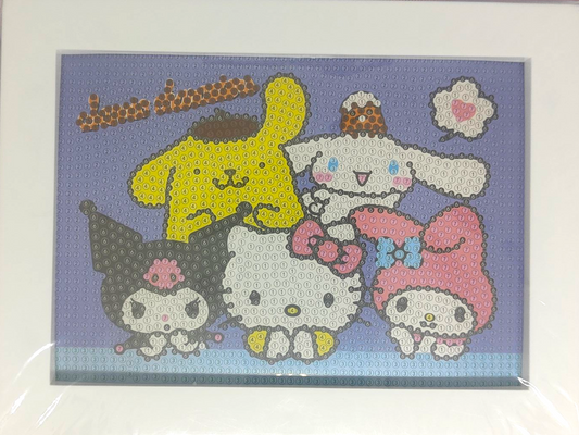 Cartoon Themed - DIY Diamond Art Photoframe Kit (random pack of 1)