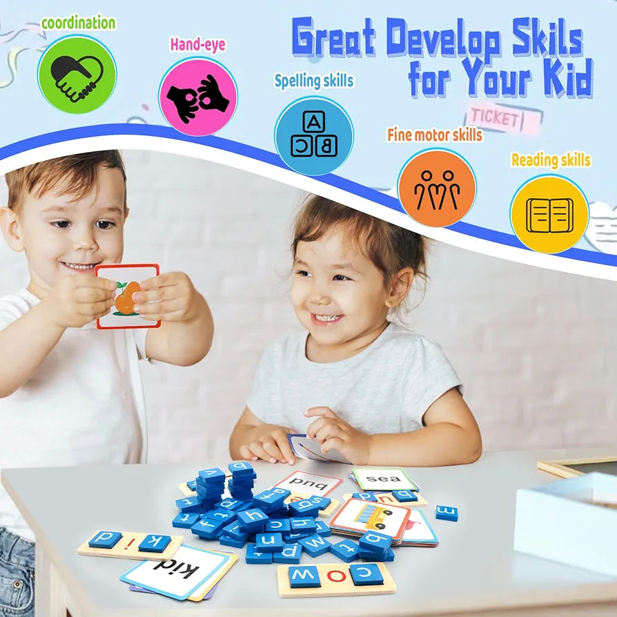 Wooden Reading Blocks