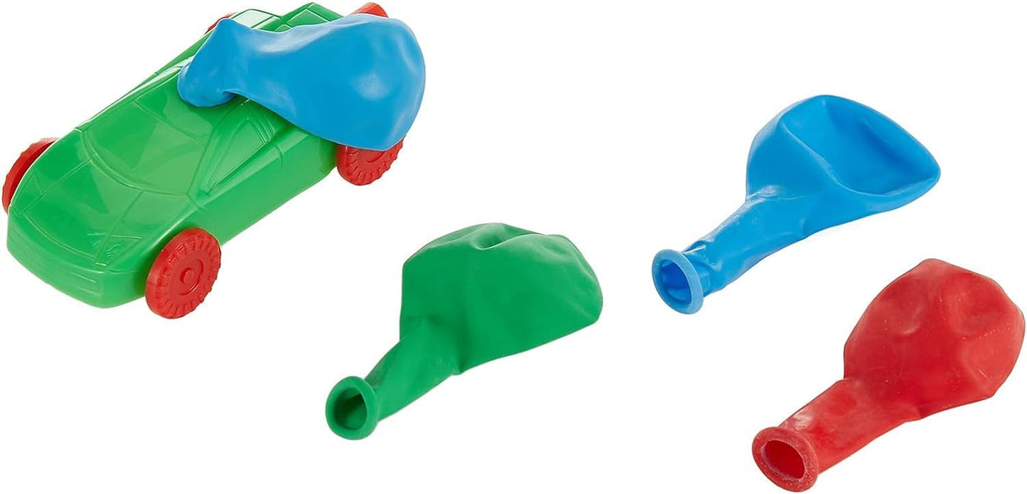 3 in 1 Power Balloon Car Toy for Kids DIY Scientific Toy Set Helicopter Racer Boat Fun Play