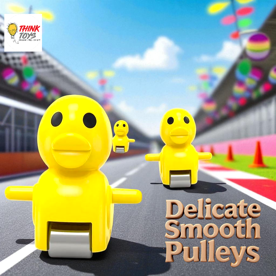 Small Duck Climbing Stairs Toy – Electric Happy Duck Ferris Wheel Track Slide with LED Lights & Music | Ideal Gift for Kids Age 3+