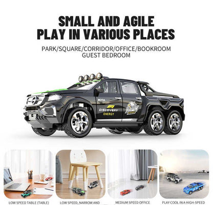 Mini Alloy Off-Road RC Car for Kids 6+ 1:64 Scale Remote Control Car , 2.4Ghz, Type C - USB Rechargeable