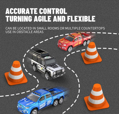 Mini Alloy Off-Road RC Car for Kids 6+ 1:64 Scale Remote Control Car , 2.4Ghz, Type C - USB Rechargeable