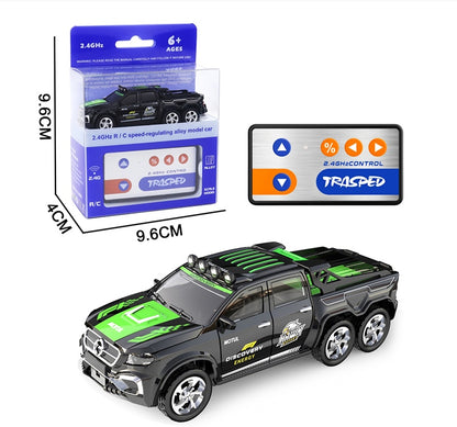 Mini Alloy Off-Road RC Car for Kids 6+ 1:64 Scale Remote Control Car , 2.4Ghz, Type C - USB Rechargeable