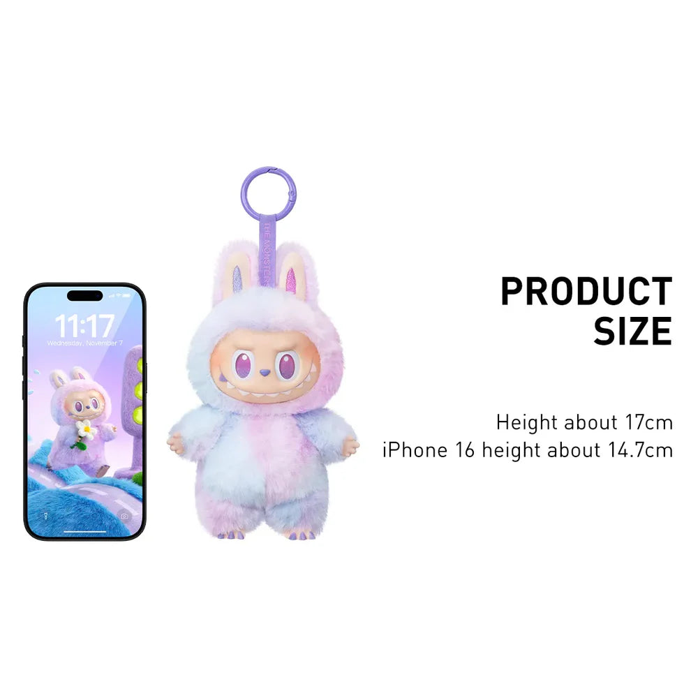 Cute monster blind box surprise plush toy bag charm( random pack of 2)