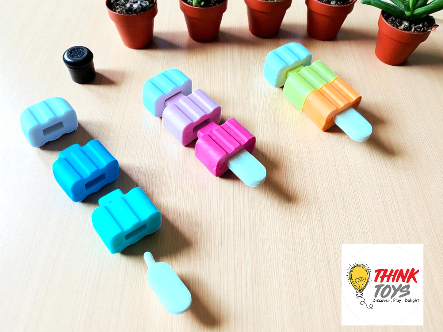 Icecream Theme Erasers combo pack of 3