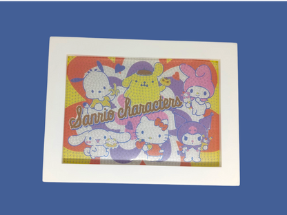 Cartoon Themed - DIY Diamond Art Photoframe Kit (random pack of 1)