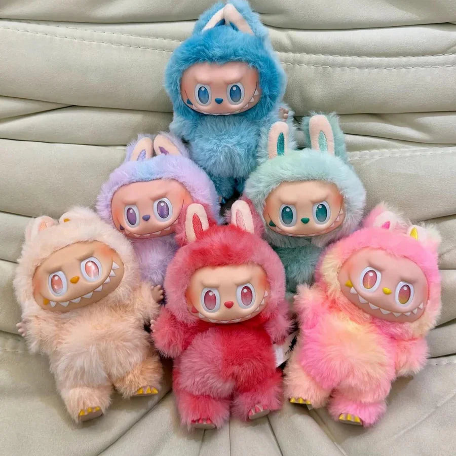 Cute monster blind box surprise plush toy bag charm( random pack of 2)