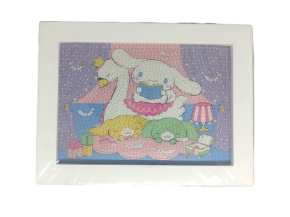 Cartoon Themed - DIY Diamond Art Photoframe Kit (random pack of 1)