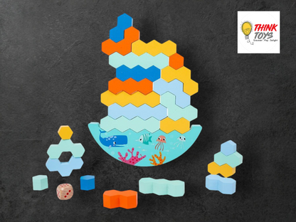 Balanced Stacking Blocks Game