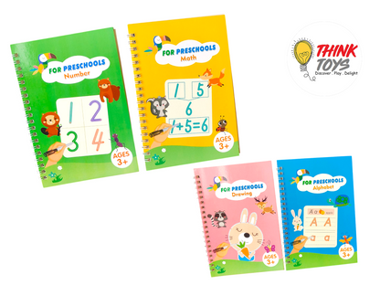 Write n Wipe Activity Books (pack of 4)