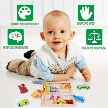 3D Wooden Framed Puzzles