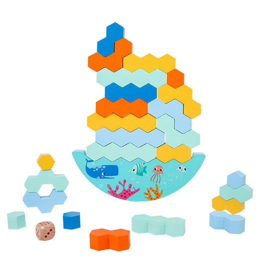 Balanced Stacking Blocks Game