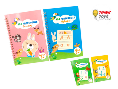 Write n Wipe Activity Books (pack of 4)