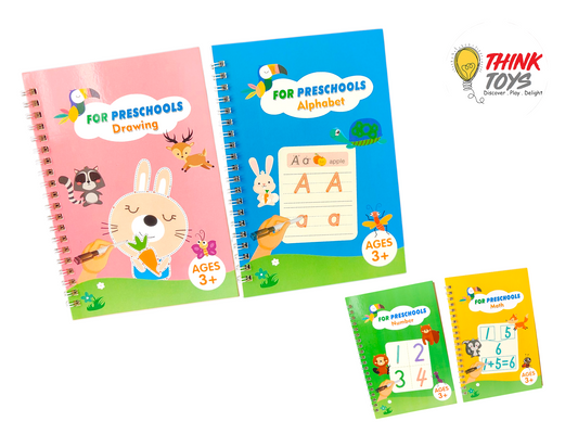 Write n Wipe Activity Books (pack of 4)