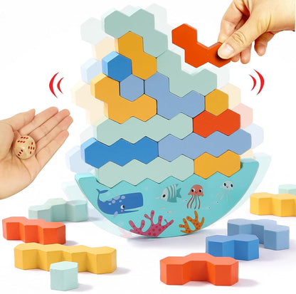 Balanced Stacking Blocks Game