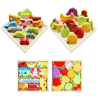 3D Wooden Framed Puzzles