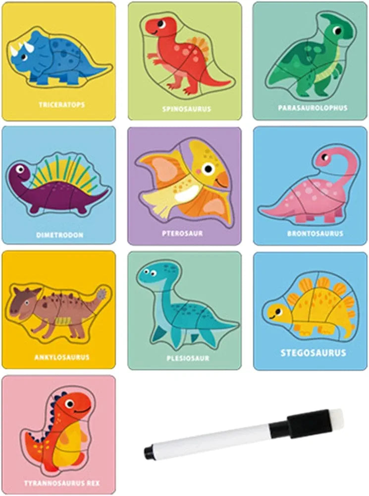 Theme Based  - Vibrant Colored Matching Puzzle Cum Drawing Cards