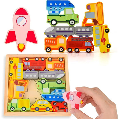 3D Wooden Framed Puzzles