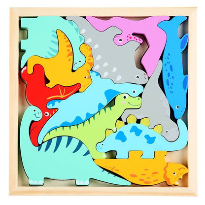 3D Wooden Framed Puzzles