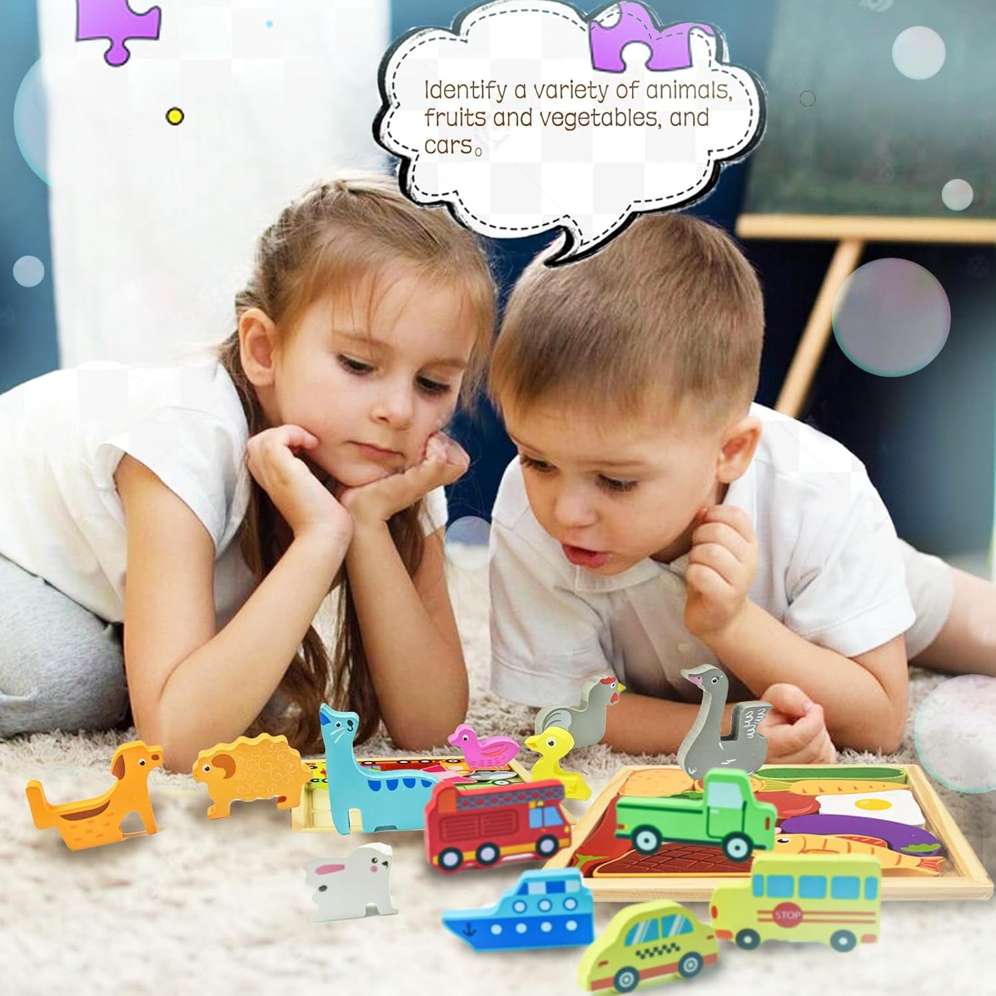 3D Wooden Framed Puzzles