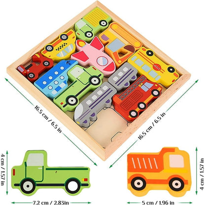 3D Wooden Framed Puzzles