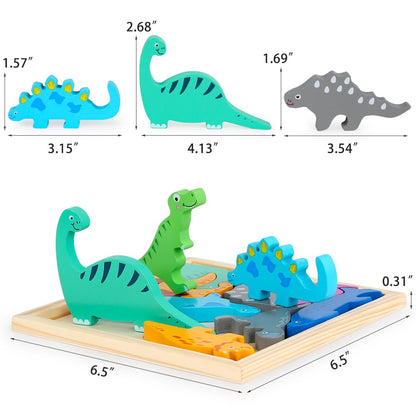 3D Wooden Framed Puzzles