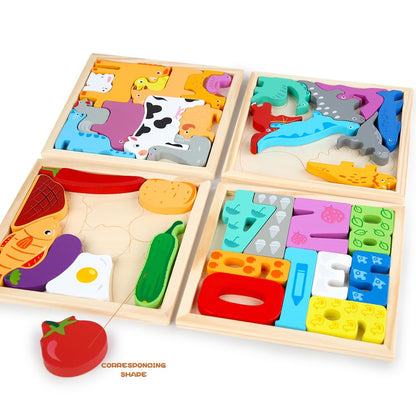 3D Wooden Framed Puzzles