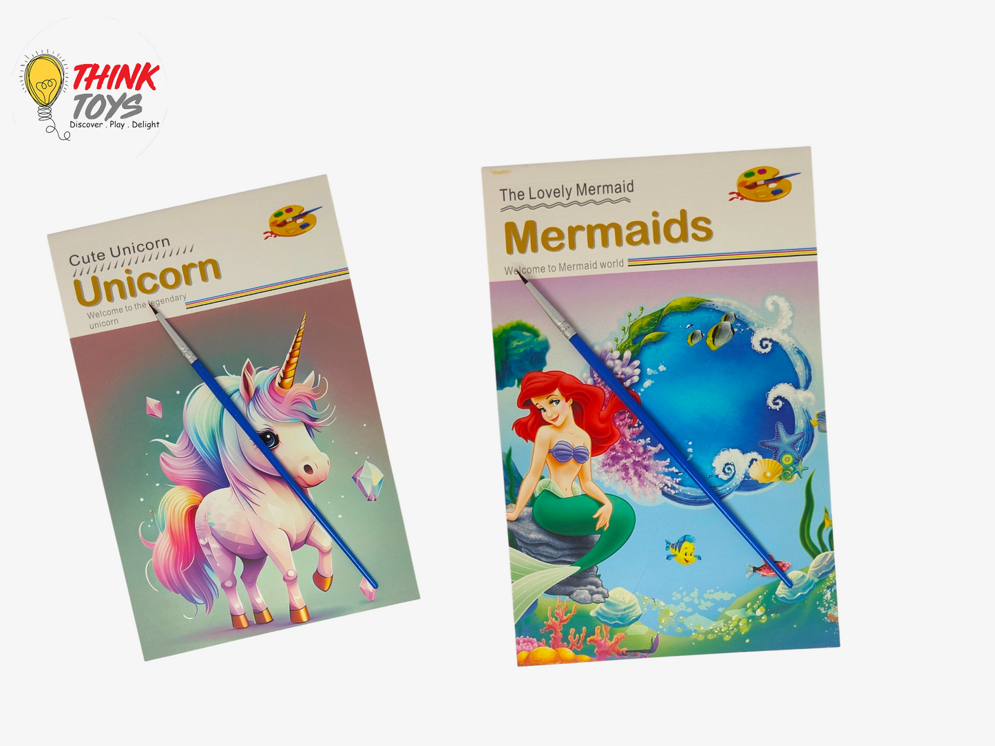 Theme based Water Coloring Books ( Pack of 4)