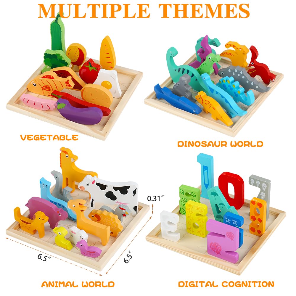 3D Wooden Framed Puzzles