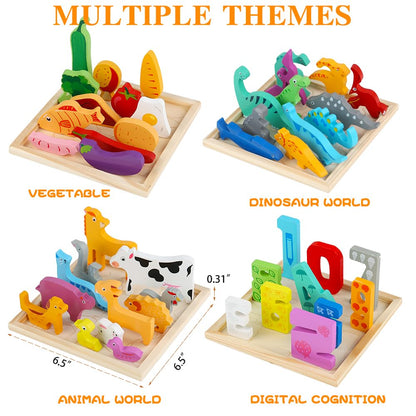 3D Wooden Framed Puzzles