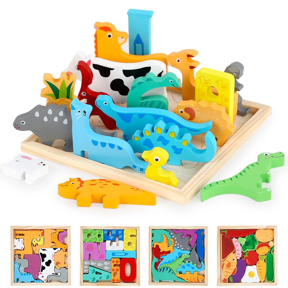 3D Wooden Framed Puzzles