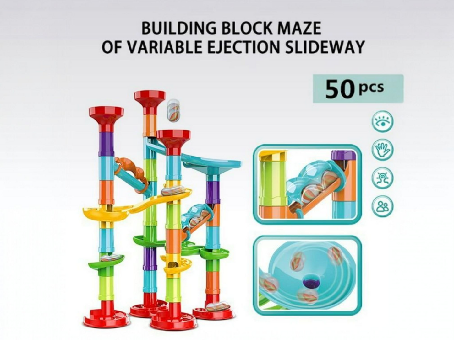 Building Block Maze - 50pcs