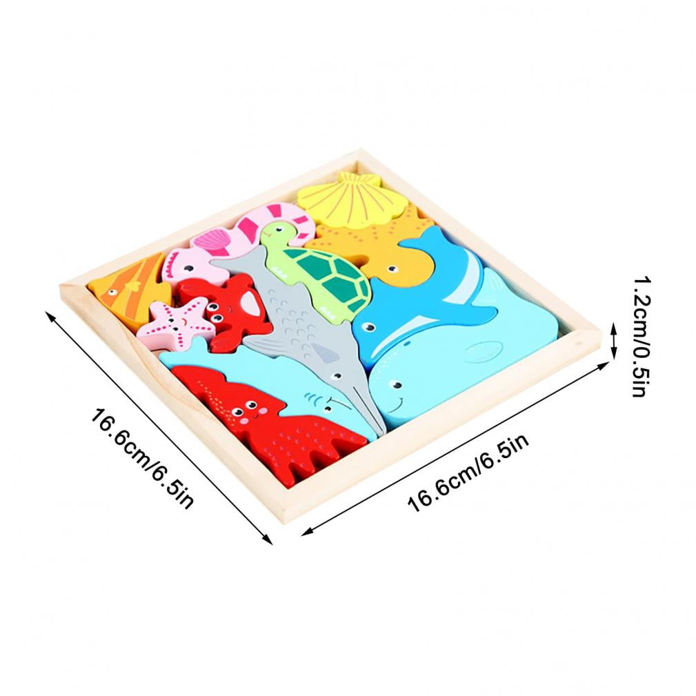 3D Wooden Framed Puzzles