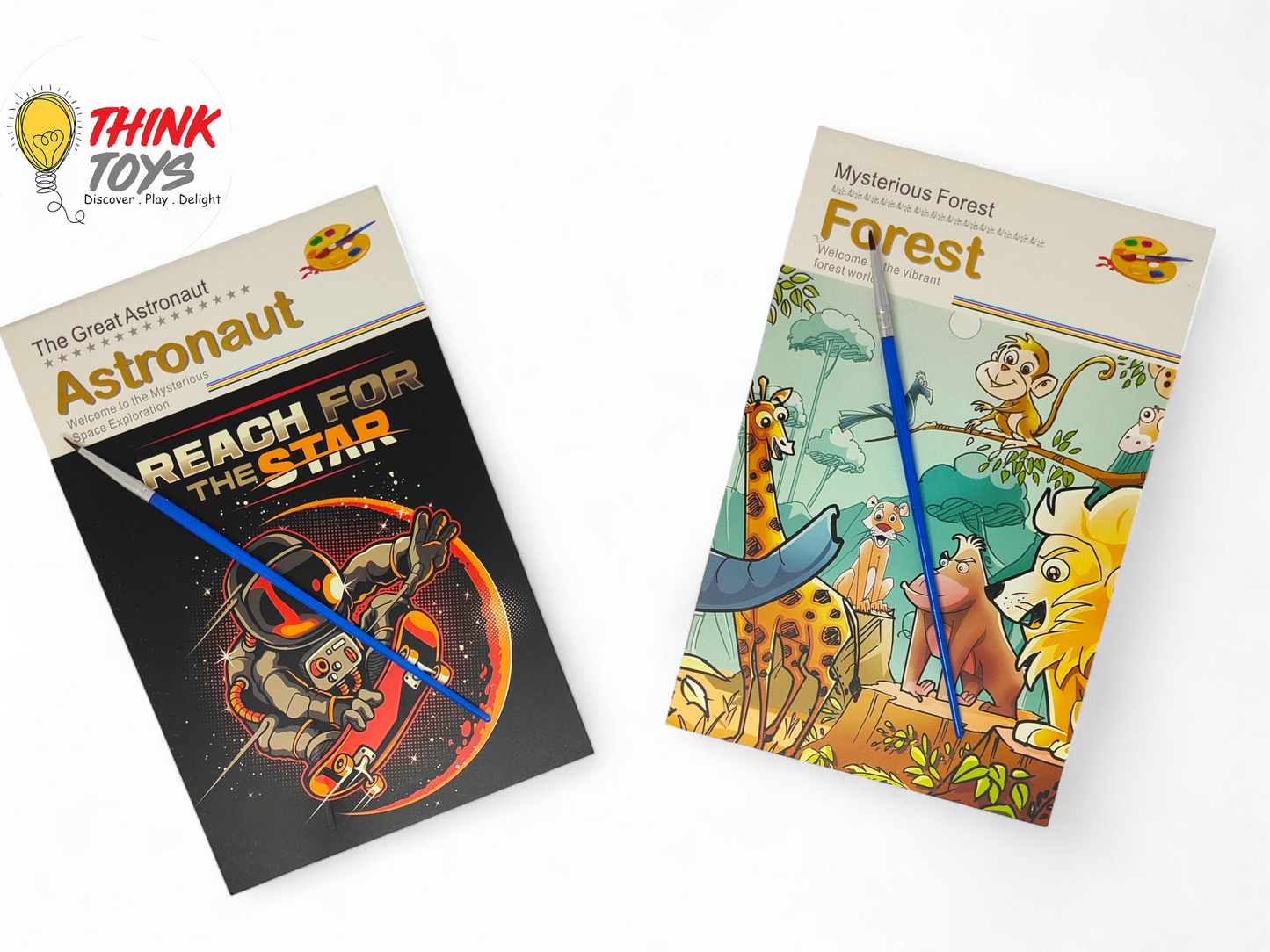 Theme based Water Coloring Books ( Pack of 4)