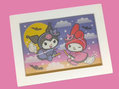 Cartoon Themed - DIY Diamond Art Photoframe Kit (random pack of 1)